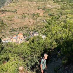 1.5 hours later Manarola was finally in sight