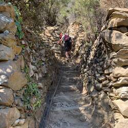 Steep climb towards Manarola