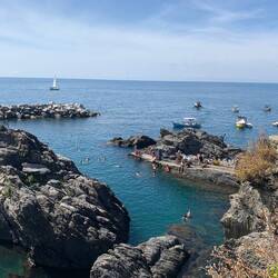 Coming down to Vernazza