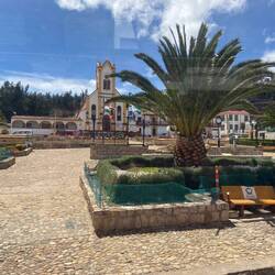 En by vi kørte igennem på vej til søen