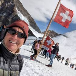 On top of Jungfraujoch