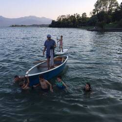 Dicker Fang am Chiemsee