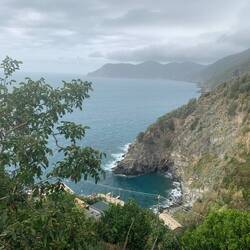 View from the path to Vernazza