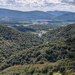 Roncesvalles way down in the valley