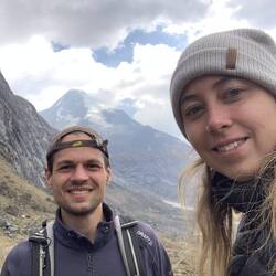 Auf dem Rückweg. Paramount Berg im Hintergrund