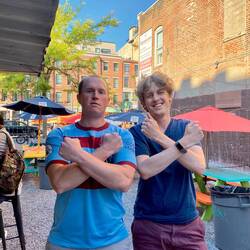 Weat Ham fans unite in Philly