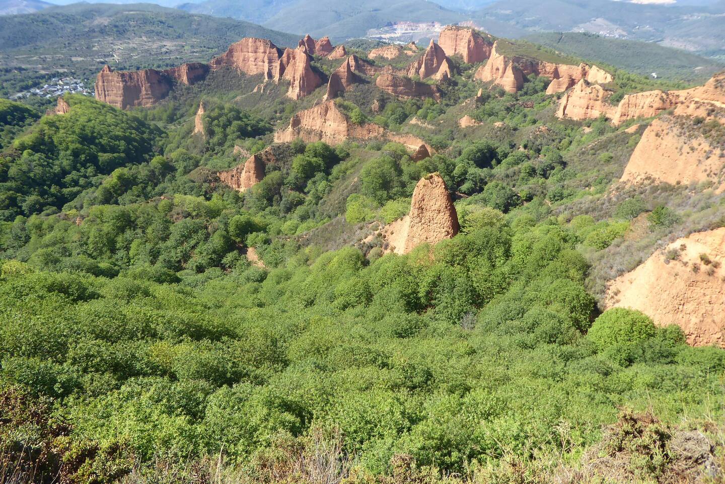 This was all one mountain till the Romans destroyed it!