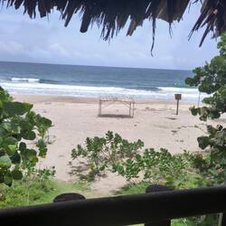 Aussicht zu Strand