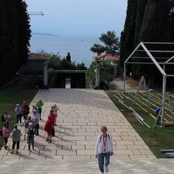 Die Treppe ohne Geländer habe ich gemeistert.