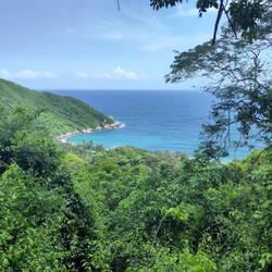 Erster Blick auf das Meer