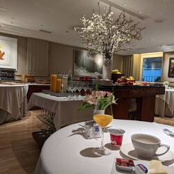 Quite the posh breakfast buffet