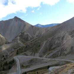 Fra passet Col d'Isoard og ned mod det stenede Queyras