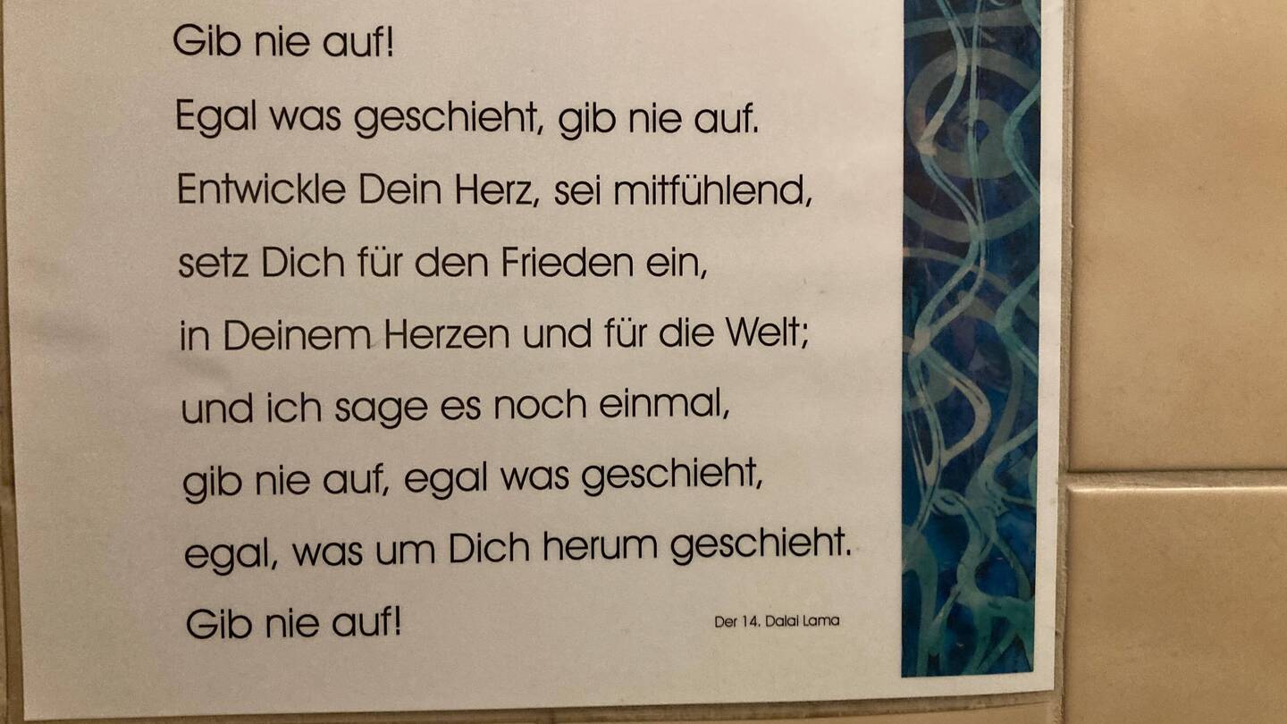 Das könnte das Motto meiner ganzen Reise sein, so etwas verbirgt sich hinter meinem Peace Wimpel