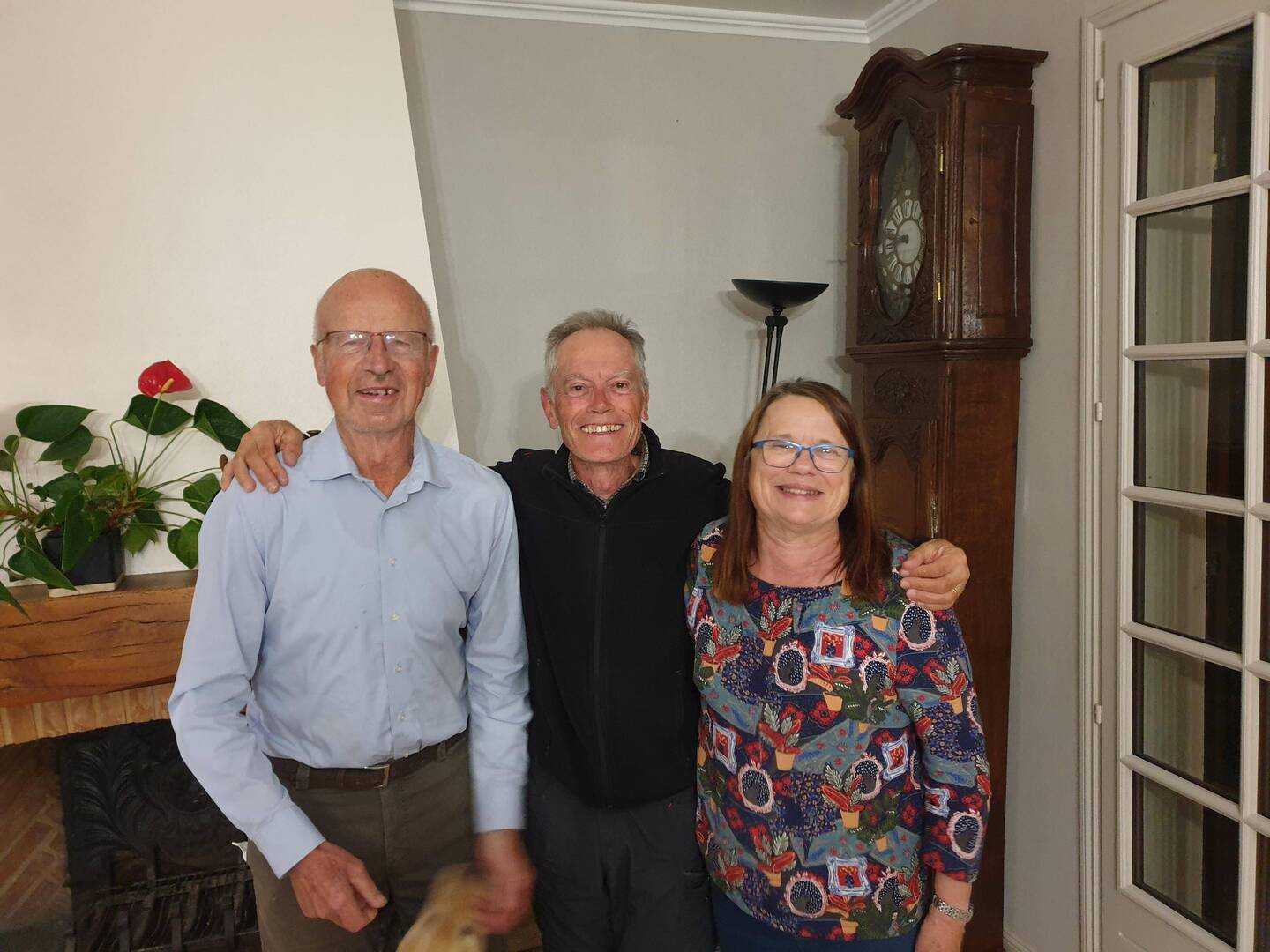 Avec Sylvie et Dominique, mes hôtes de ce jour