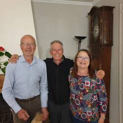 Avec Sylvie et Dominique, mes hôtes de ce jour