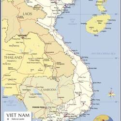 Map of vietnam - we're starting up north