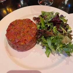 My first steak tartare in Paris and it did not disappoint