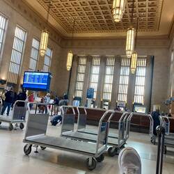 Another train booked. Americans can do a good train station