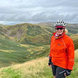 At the top of the big climb