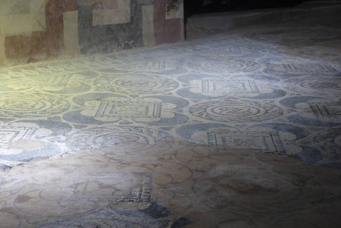Roman mosaic in Lugo