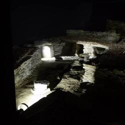 Hypercaust floor in Roman building