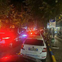 alle auf dem Weg zur Party, das ging bis nach 2 Uhr so