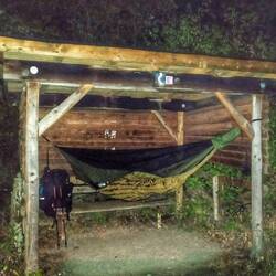 Rastplatz am Abend (Tag 118)