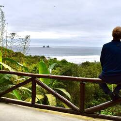 Ausblick von Finca Punta Ayampe
