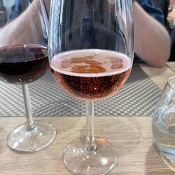 Champagne with lunch