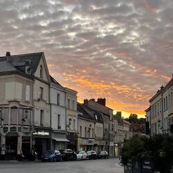 Sunset over Epernay