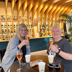 Enjoying the bubbles