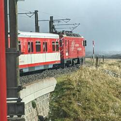 Coming down after the pass