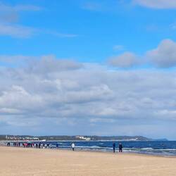 Im Hintergrund die 3 Kaiserbäder!