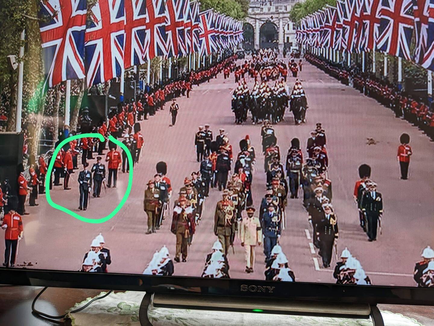 Andy in the parade