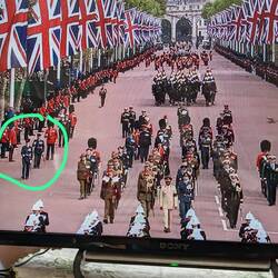 Andy in the parade