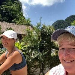 Bike ride thru the village