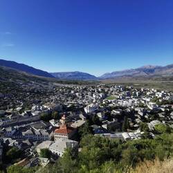Blick auf die Stadt von der Burg