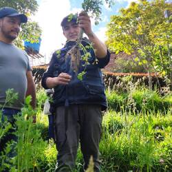 Führung für die Städtler - gefühlt waren sie das ersten Mal aufm Land