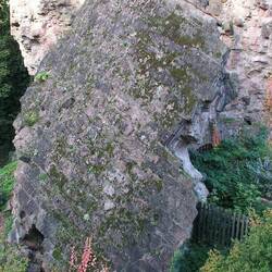 The Heidelberg Castle Powder Turret, split by an explosion