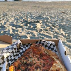 Abendliche Gönnung am Chesterman Beach.