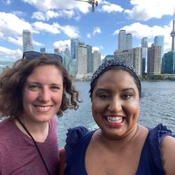 Toronto Island Ferry - Navita & ich
