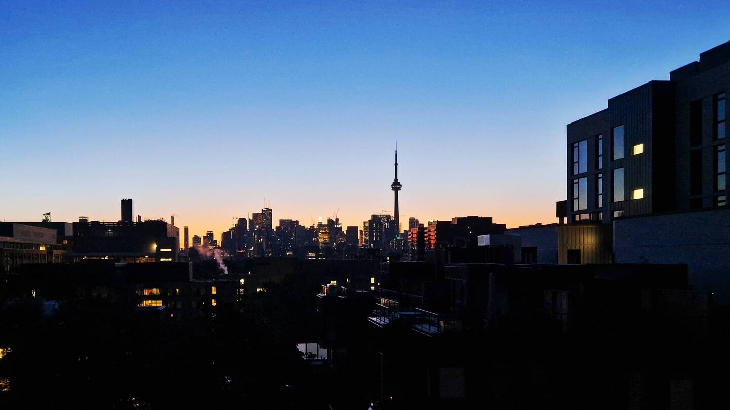 Toronto Skyline zum Sonnenaufgang