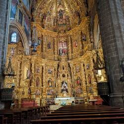 Nawa główna kościoła w Navarette, podobno jedna z piękniejszych w Hiszpanii