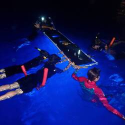 So sieht es von oben aus.