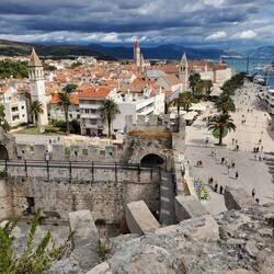 View from atop Veriga Tower in Kamerlengo Castle