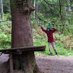 אחרי כמעט 14 ק"מ לשירה עדיין יש כח...