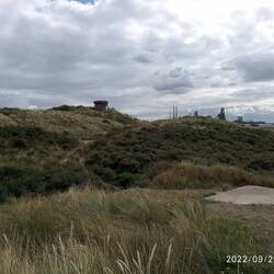 Blick über´s Bunkermuseum nach Ijmuiden
