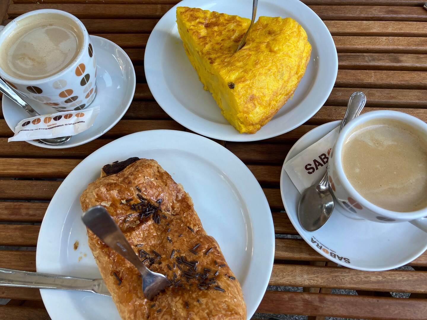 erstmal das Frühstück genießen