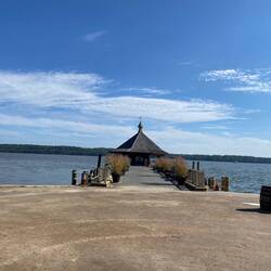 His personal port, important for his buying and trading