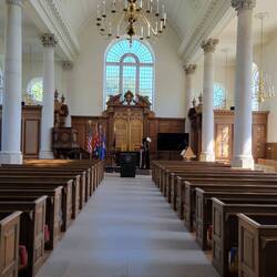 Interior pic of church. The daylight was great